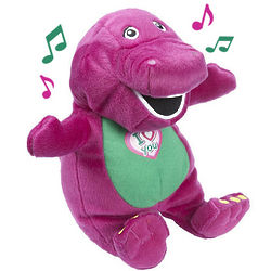 Singing Barney Plush Toy