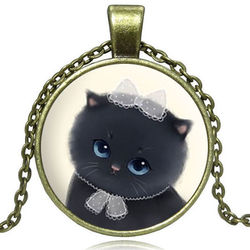 Bowtiful Kitty Friend Necklace
