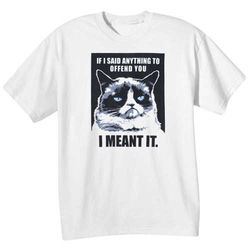 If I Said Anything To Offend You, I Meant It Grumpy Cat T-Shirt