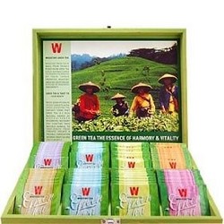 Green Tea Chest with Assorted Flavors