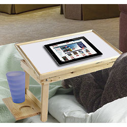 Adjustable Tilting Bed Tray with Side Tables