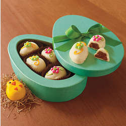 Easter Chick and Egg Chocolate Truffles