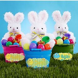 Personalized Easter Bunny Egg Hunt Bucket