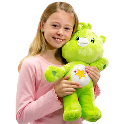 Large Oopsy Care Bear Green Plush Stuffed Animal