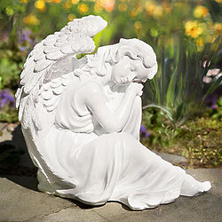 Glistening Serenity Angel Statue