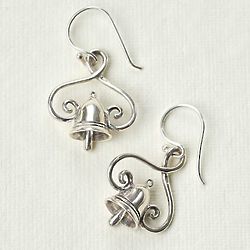 Silver Bell Sterling Earrings