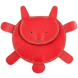 Red Bunny Leather Coin Purse