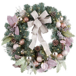 26" Plumfield Victorian Christmas Wreath