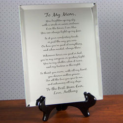 Personalized Mother's Day Mirror Plaque