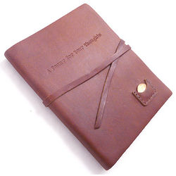 Penny for Your Thoughts Leather Journal