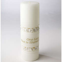 One Love That Is Shared By Two Wedding Candle