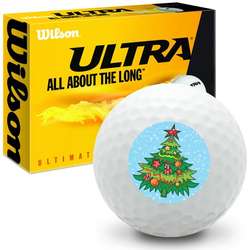Christmas Tree Graphic 1 Ultra Ultimate Distance Golf Balls