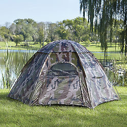 Camouflage Hexagon 3-Person Tent