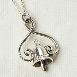 Silver Bell Sterling Pendant
