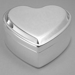 Engraved Heart Jewelry Box