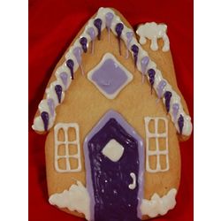 Giant Hand-Decorated Gingerbread House Cookie