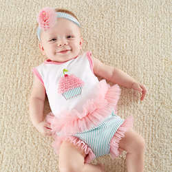 Baby Cakes 2-Piece Cupcake Outfit
