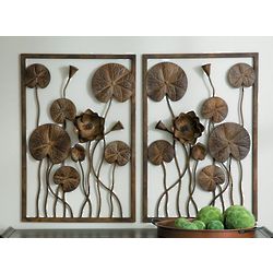 Lily Pad Wall Plaque Set