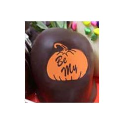 "Be My Pumpkin" 3 Topping Strawberry Gift Box