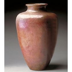 Soft Square Hammered Copper Classic Vase