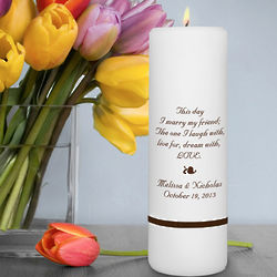 Personalized Unity Candle