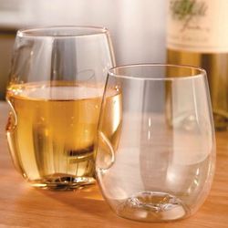 Unbreakable Stemless Wine Glasses