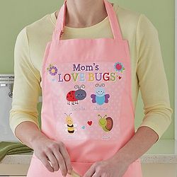 Personalized Love Bugs Apron