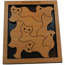Ghostbuster Wooden Packing Problem Puzzle