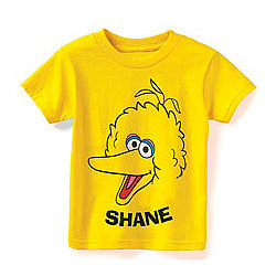 Sesame Street Personalized Big Bird T-Shirt - FindGift.com