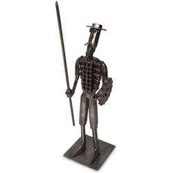 Gallant Don Quixote Iron Sculpture