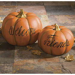 Welcome Friends Pumpkins