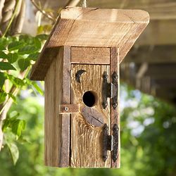Wooden Outhouse Birdhouse