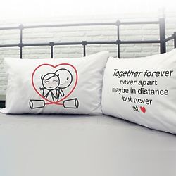 Together Forever Couple Pillowcases