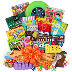 Easter Candy and Toys Gift Basket