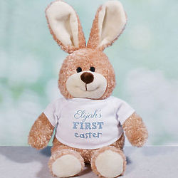 First Easter Bunny with Personalized Shirt