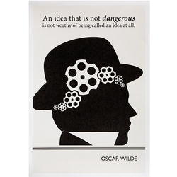 Oscar Wilde Literary Poster