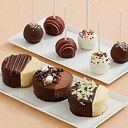 Dipped Cheesecake Trio and 6 Autumn Cake Pops