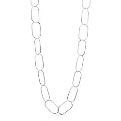 Italian Sterling Silver Link Chain Necklace