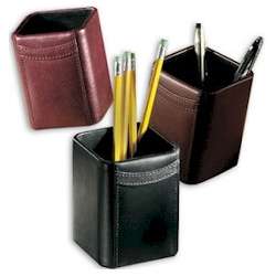Executive Leather Pencil Cup