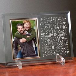 Personalized Loving Couple Glass Frame