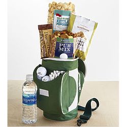 Happy Father's Day Golf Cooler Gift Bag of Snacks