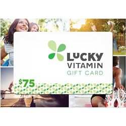 LuckyVitamin $75.00 Gift Card