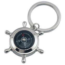 Engravable Boat Wheel Compass