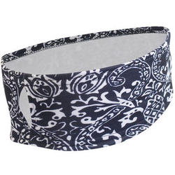 Breathable Ponytail Headband in Black and White