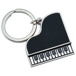 Engraved Piano Key Chain