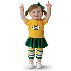 Packer Girls Have More Fun Child Doll