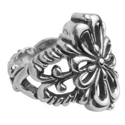 Sterling Silver Scroll Design Ring