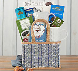 Coffee, Tea And Cocoa Gift Basket