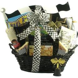 Start Your Engines Snacks and Cheese Gift Basket
