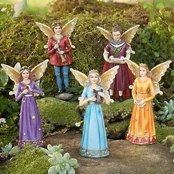 Weather-Resistant Royal Fairy Family Garden Statues